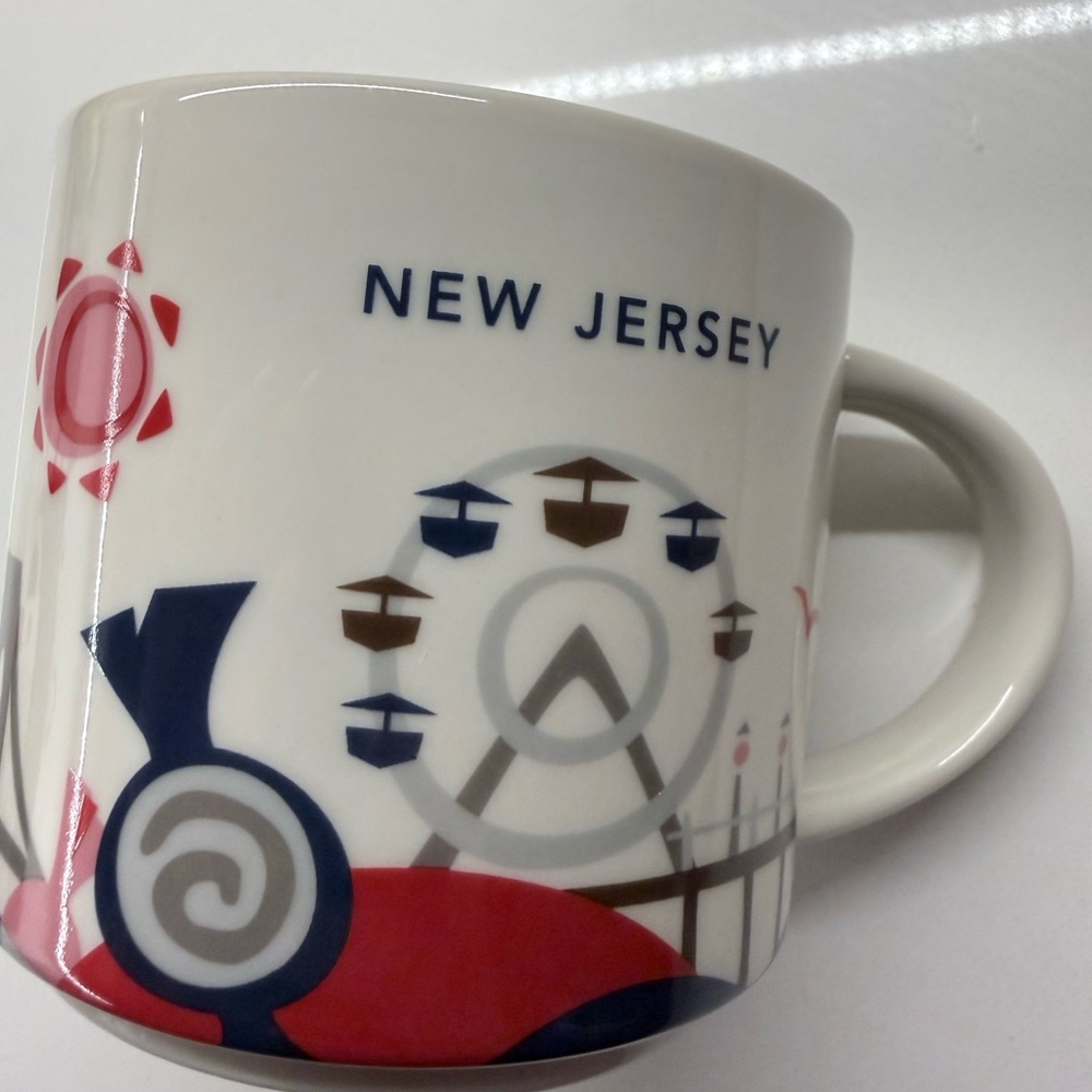 Starbucks New Jersey Mug - Red, Blue, Brown